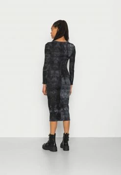 Even&Odd Damen DRESS - Freizeitkleid - Black / Grey / White -Even&Odd Verkäufe 2024 e5f6ff8a27574ebe85fcc22d929eef66