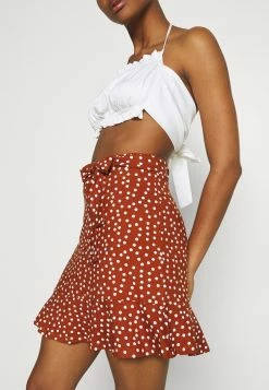 Even&Odd Damen Minirock - Brown/white -Even&Odd Verkäufe 2024 e6976c2221a14df492352e95834f3258