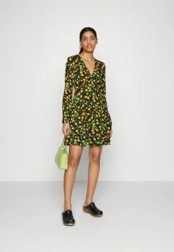 Even&Odd Damen Jerseykleid - Black/orange -Even&Odd Verkäufe 2024 e862c1245bca4d5c8a33a9f9ed576b0d