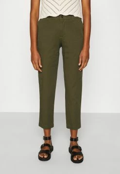 Even&Odd Damen Cargo Chino Pants - Stoffhose - Khaki