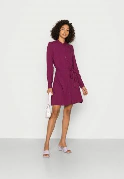 Even&Odd Damen Blusenkleid - Purple -Even&Odd Verkäufe 2024 ea06b6c0598e44a8bc35f73d5be25a6d