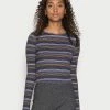 Even&Odd Damen CROPPED CREWNECK LONG SLEEVE - Langarmshirt - Blue -Even&Odd Verkäufe 2024 eb896769c0ab4cddb0f2804f61cb90d7