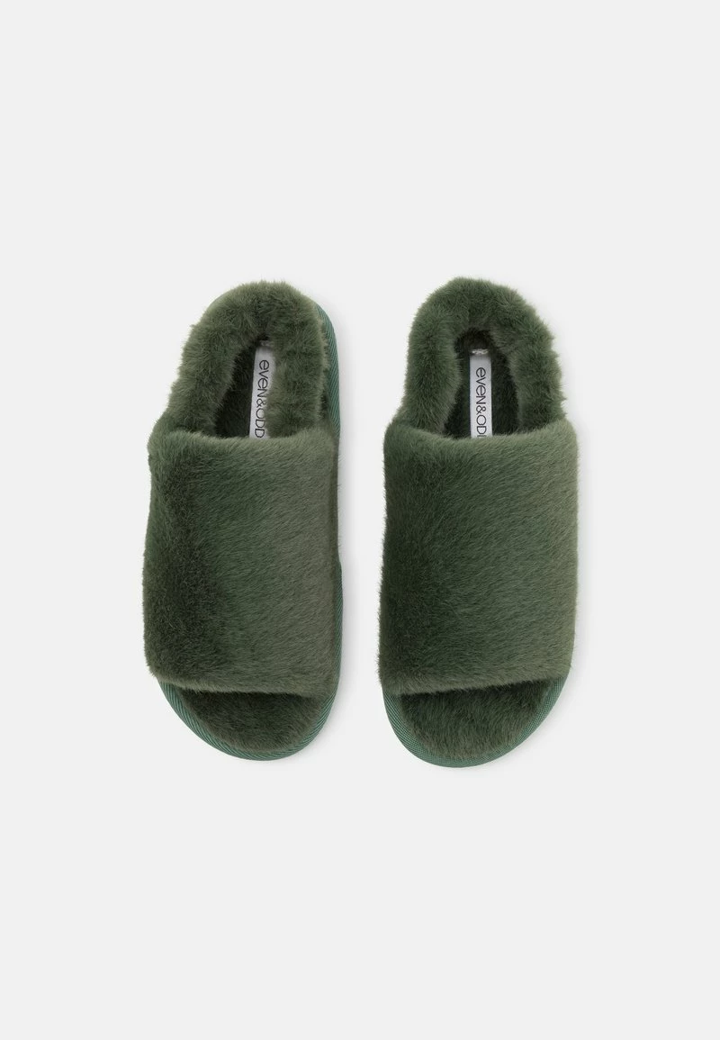 Even&Odd Damen Hausschuh - Khaki 8 Even&Odd Damen Hausschuh - Khaki – Bild 6