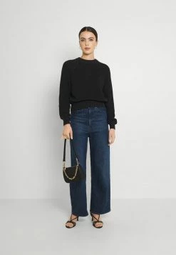 Even&Odd Damen VOLUME SLEEVE JUMPER - Strickpullover - Black -Even&Odd Verkäufe 2024 ecd7150861914ef08697c50d9f552535