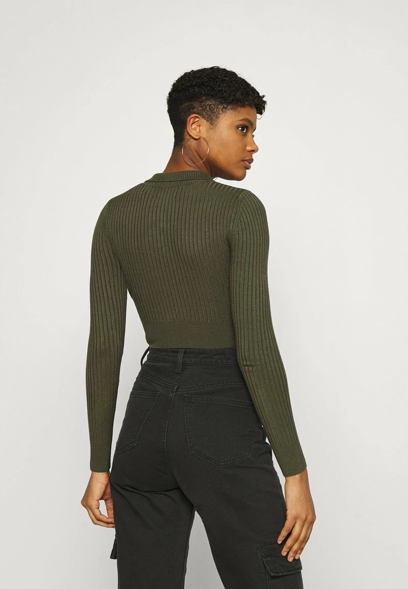 Even&Odd Strickpullover - Olive | Damen 5 Even&Odd Strickpullover - Olive | Damen – Bild 3