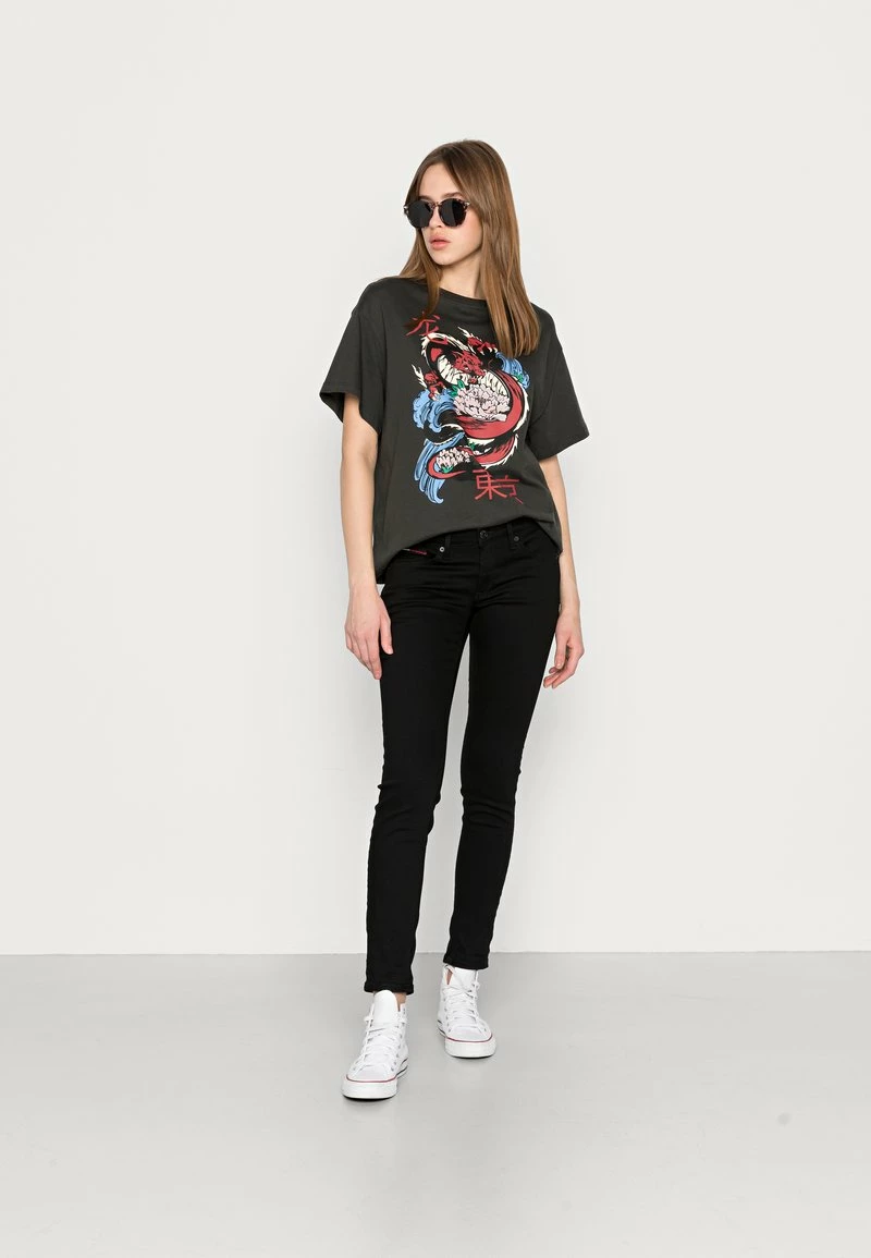 Even&Odd Damen T-Shirt Print - Anthracite 4 Even&Odd Damen T-Shirt Print - Anthracite – Bild 2