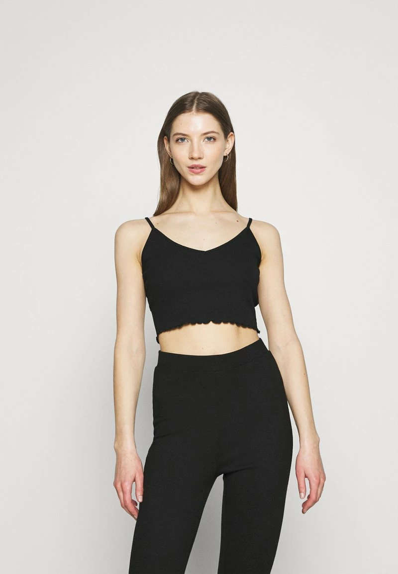 Even&Odd Damen STRAPPY LETTUCE CROP 3 PACK - Top - Black/white/grey 4 Even&Odd Damen STRAPPY LETTUCE CROP 3 PACK - Top - Black/white/grey – Bild 2