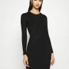Even&Odd Damen Knit Mini Wide Rib Basic Dress - Etuikleid - Black -Even&Odd Verkäufe 2024 f38f587aaa1f4eacb553723f0a79e2c7