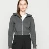 Even&Odd Damen Sweatjacke - Mottled Dark Grey -Even&Odd Verkäufe 2024 f4441add055f4046abca82854e2524af