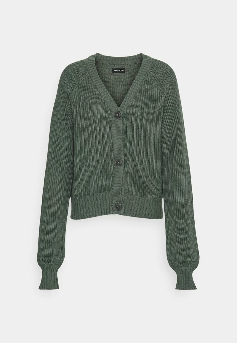 Even&Odd Damen BUTTON THROUGH CARDIGAN - Strickjacke - Green 7 Even&Odd Damen BUTTON THROUGH CARDIGAN - Strickjacke - Green – Bild 5