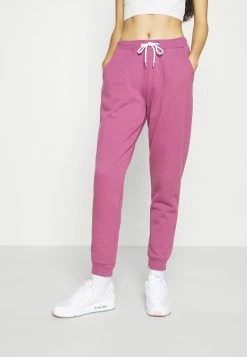 Even&Odd Damen Regular Fit Jogger With Contrast - Jogginghose - Purple