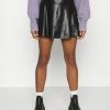 Even&Odd Damen Mini PU Leather A-line Skirt - A-Linien-Rock - Black -Even&Odd Verkäufe 2024 f588c62c03a54490b31164098bb20d1d
