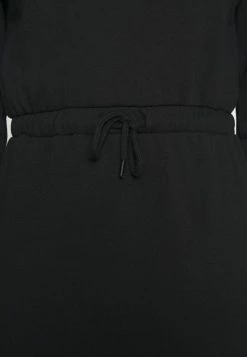 Even&Odd Damen Sweat Mini Drawstring Waist Dress - Freizeitkleid - Black -Even&Odd Verkäufe 2024 f8511d24a66e49ec80ef32d602cb696d