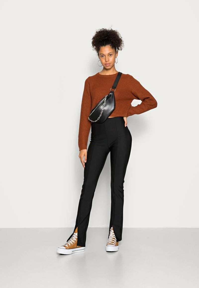 Even&Odd Damen CREWNECK JUMPER - Strickpullover - Brown 4 Even&Odd Damen CREWNECK JUMPER - Strickpullover - Brown – Bild 2