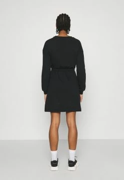 Even&Odd Damen Sweat Mini Drawstring Waist Dress - Freizeitkleid - Black -Even&Odd Verkäufe 2024 fa70352c9b8a4999ad7bd3d8fcfd4b5d