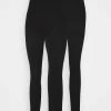 Even&Odd HIGH WAISTED LEGGINGS 2 PACK - Leggings - Hosen - Black | Damen