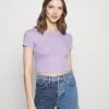 Even&Odd T-Shirt Basic - Mottled Lilac | Damen -Even&Odd Verkäufe 2024 fca77130c42f4994bfb82d30665a824c