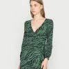 Even&Odd Damen Jerseykleid - Black/green -Even&Odd Verkäufe 2024 fce963a408fd4485a87e44a7021beca3