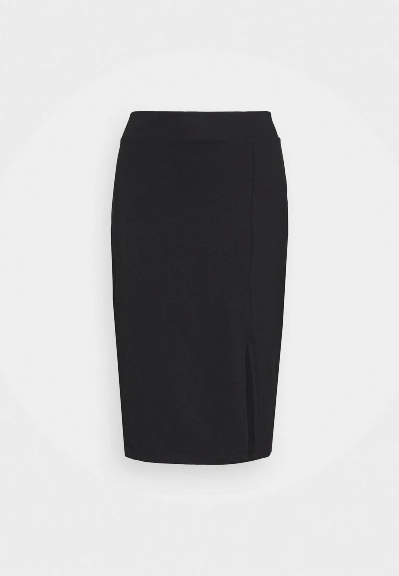 Even&Odd Damen BASIC - Midi Skirt With Slit - Bleistiftrock - Black 6 Even&Odd Damen BASIC - Midi Skirt With Slit - Bleistiftrock - Black – Bild 4