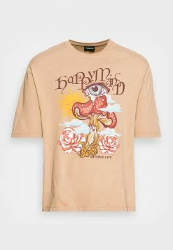 Even&Odd Unisex T-Shirt Print - Brown -Even&Odd Verkäufe 2024 fec20cb629ae41ceb16366ed511043f7