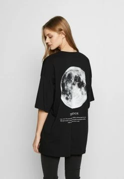 Even&Odd T-Shirt Print - Black | Damen