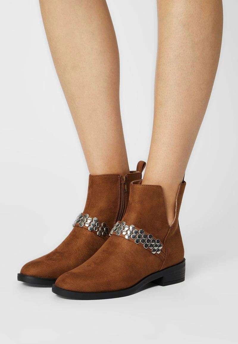 Even&Odd Damen Stiefelette - Cognac 3 Even&Odd Damen Stiefelette - Cognac